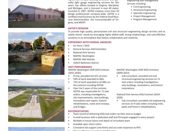 ADTEK’s Federal Capabilities